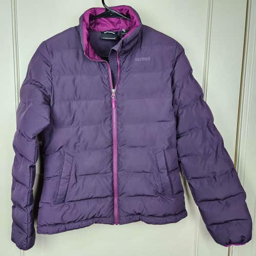 Marmot Womens Size: XS Purple Full Zip Puffer Coat Jacket Winter Insulated