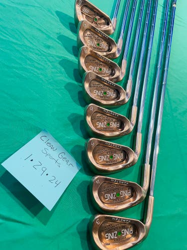 LH Ping Zing BECU golf club irons 3-w