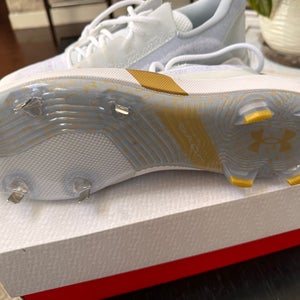 Harper Adult Men's Size 13 (Women's 14) Metal Under Armour Cleats