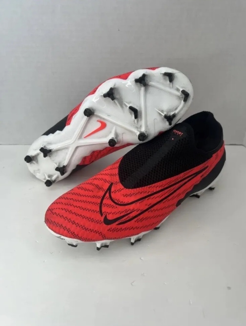Size 7.5 Men’s Nike Phantom GX MG Soccer Cleats Shoes Red