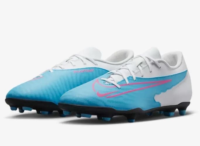 Size 5 Men’s 6.5 Women’s Nike Phantom GX Club MG Soccer Cleat Blue Pink