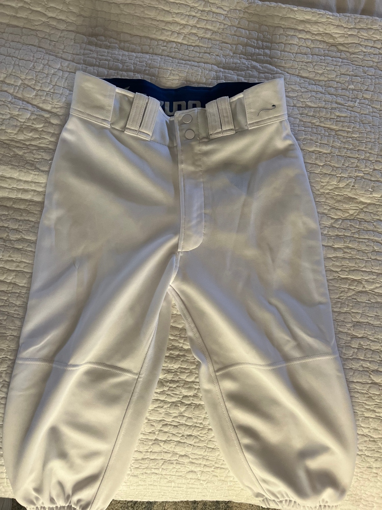 White New Small Mizuno Game Pants
