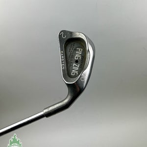 Used Right Handed Ping Karsten Black Dot Zing 2 Iron Stiff Steel Golf Club