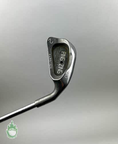Used Right Handed Ping Karsten Black Dot Zing 2 Iron Stiff Steel Golf Club