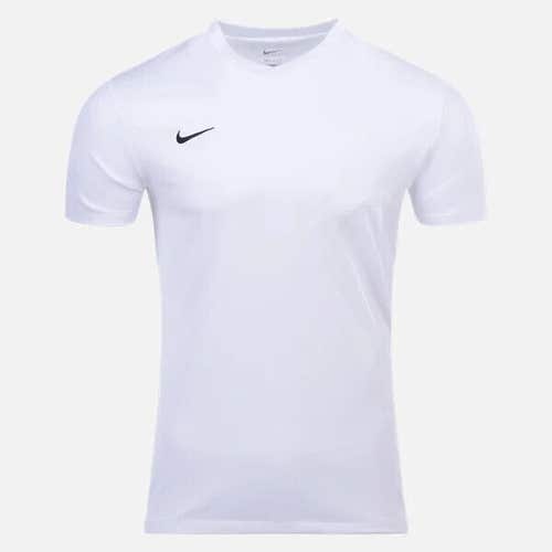 Nike Mens Tiempo Premier II 894293 Size Large White Soccer Jersey NWT $25
