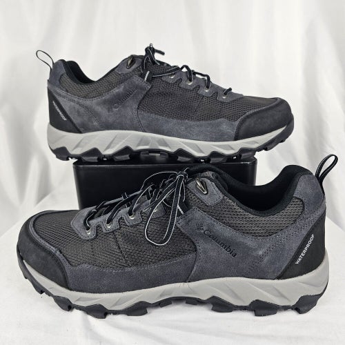 Columbia Men's Valley Pointe Size 14 Wide Waterproof Gray Hiking Shoes