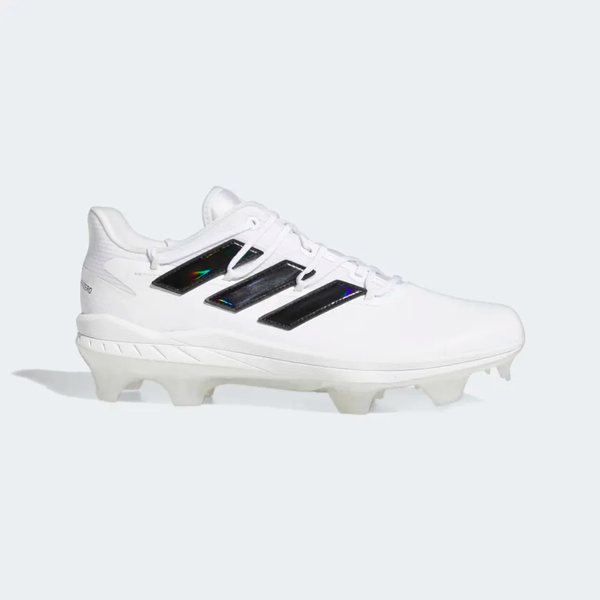 Adidas Adizero AfterBurner Pro TPU Molded Rubber Cleats White Black Size 13