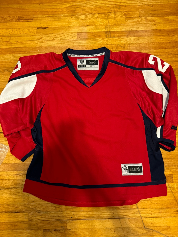 Red Inaria Goalie Cut Jersey - Washington Capitals (Home)