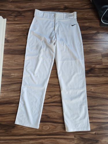 White Adult Men's Used XL Nike Game Pants