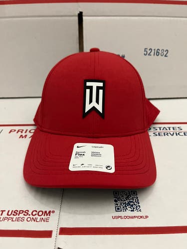 Nike Dri-Fit Tiger Woods TW Legacy91 Size M/L Red Golf Hat Cap DH1344-687 New