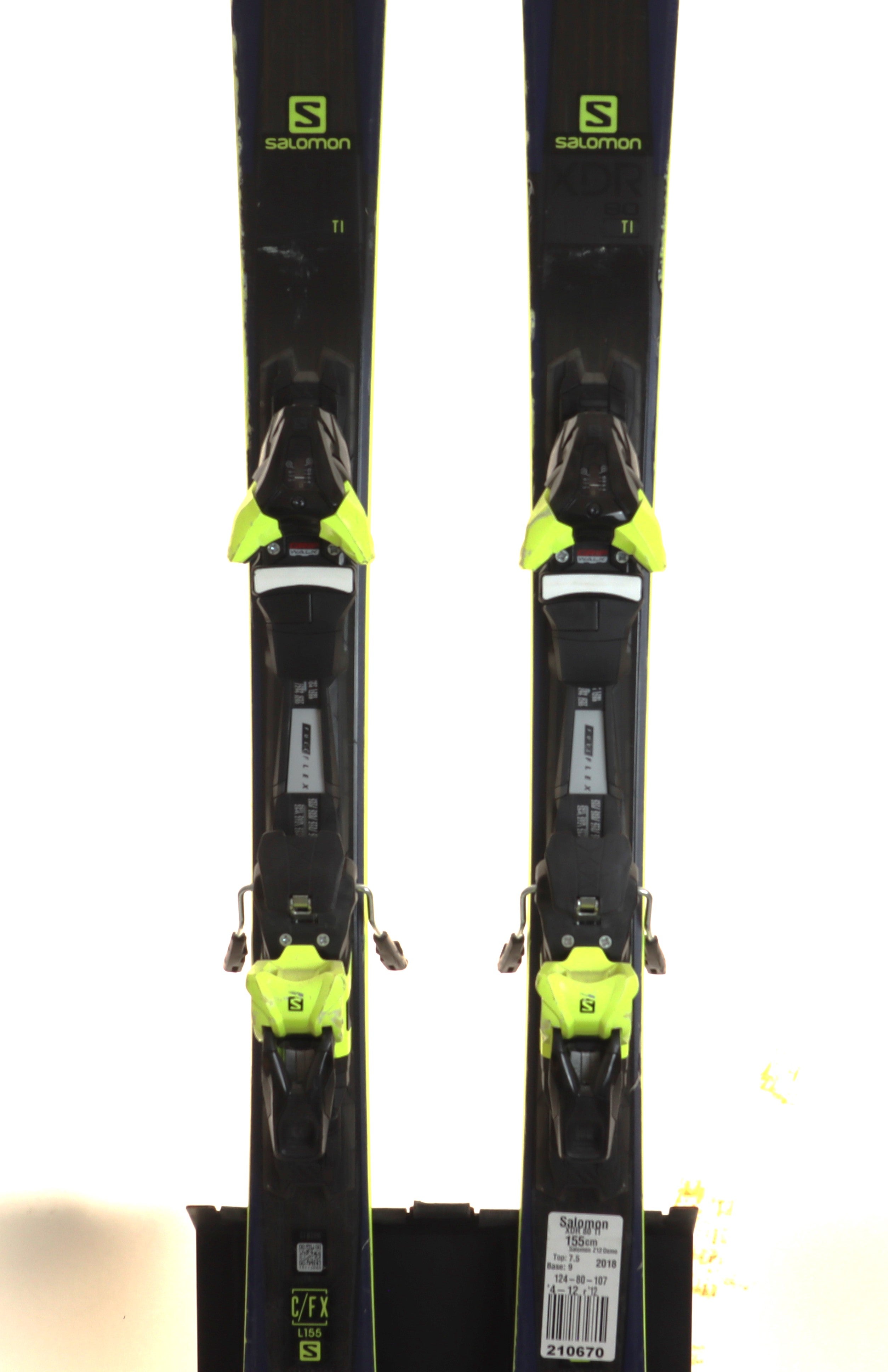 SALOMON DEMO XR 162 × SALOMON 12TI Salomon Z12 Ti Ski Binding - Ski
