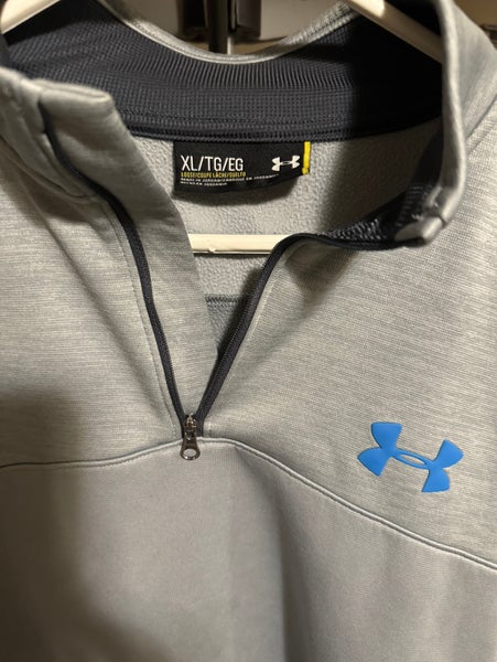 Under Armour 1/4 Zip Sweatshirt Gray XL