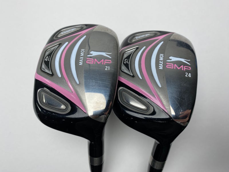 Slazenger Amp 4 & 5 Hybrid Set 21* 24* Ladies Graphite Womens RH