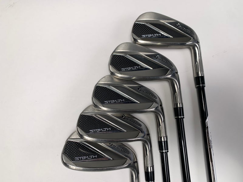 TaylorMade Stealth Iron Set 7-PW+AW Fujikura Ventus 7-S Stiff Graphite Mens RH