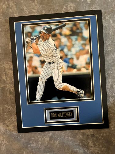 Don Mattingly Matted Picture New York Yankees