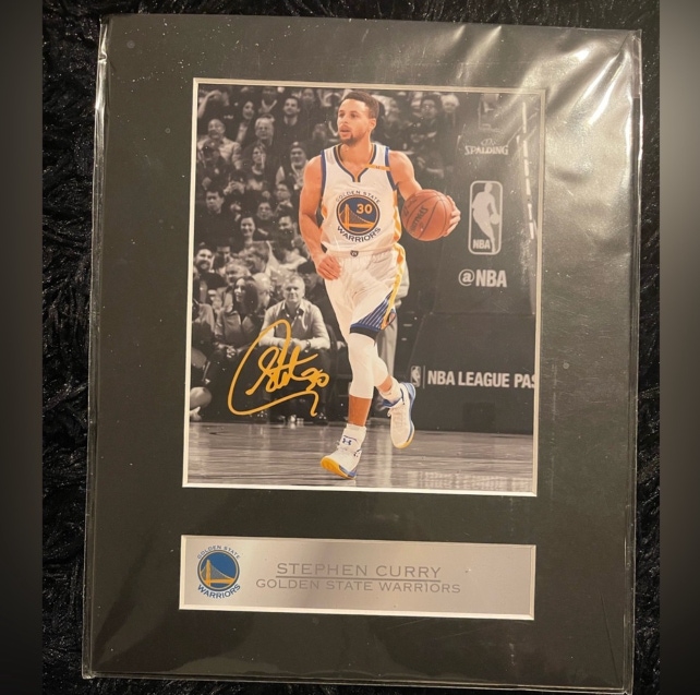 Steph Curry Autographed Iconic Pics