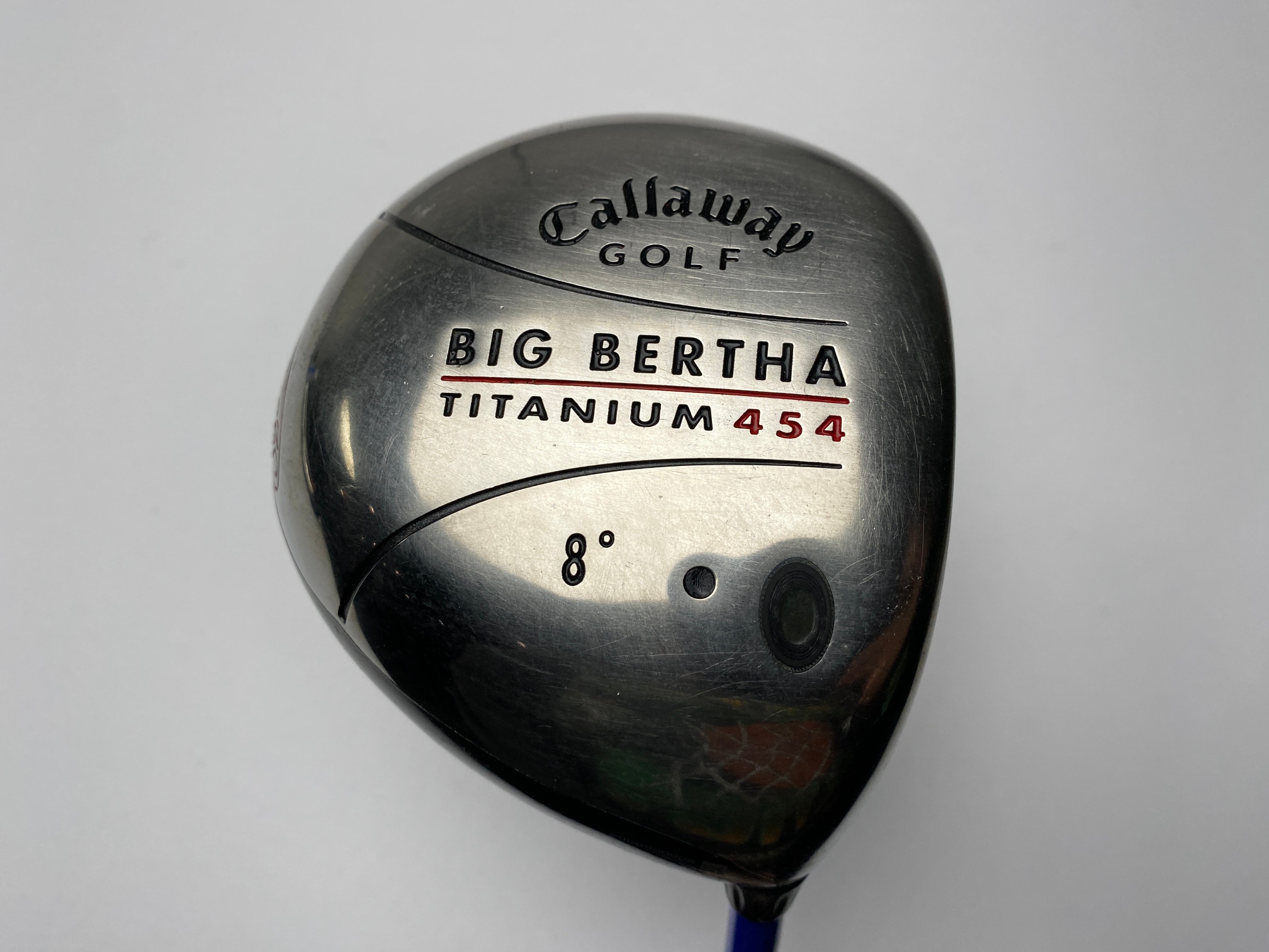 Callaway Big Bertha Titanium 454 Driver 8* Pro Launch Blue 65g Stiff RH