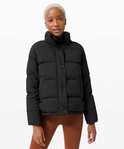 Lululemon Wunder Puff Jacket BLACK Sz 10 $298 NWT