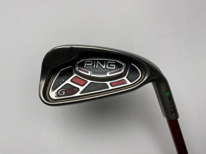 Ping G15 Single 7 Iron Green Dot 2* Up TFC 149 Soft Regular Senior RH Midsize