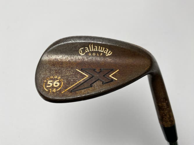 Callaway X Forged Vintage 56* 14 Bounce Wedge Steel Mens RH Oversize Grip