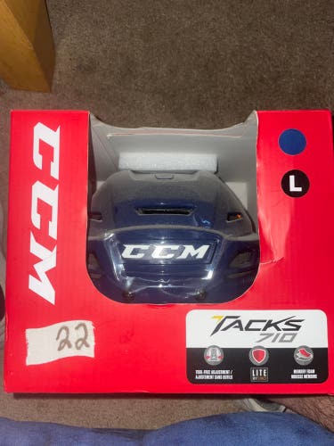 New Large CCM Tacks 710 Helmet