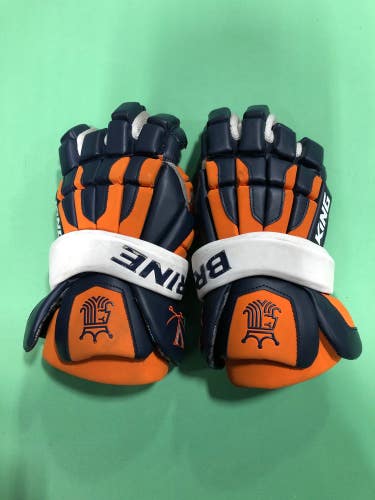 Used UVA Brine King Lacrosse Gloves (Size: Large)