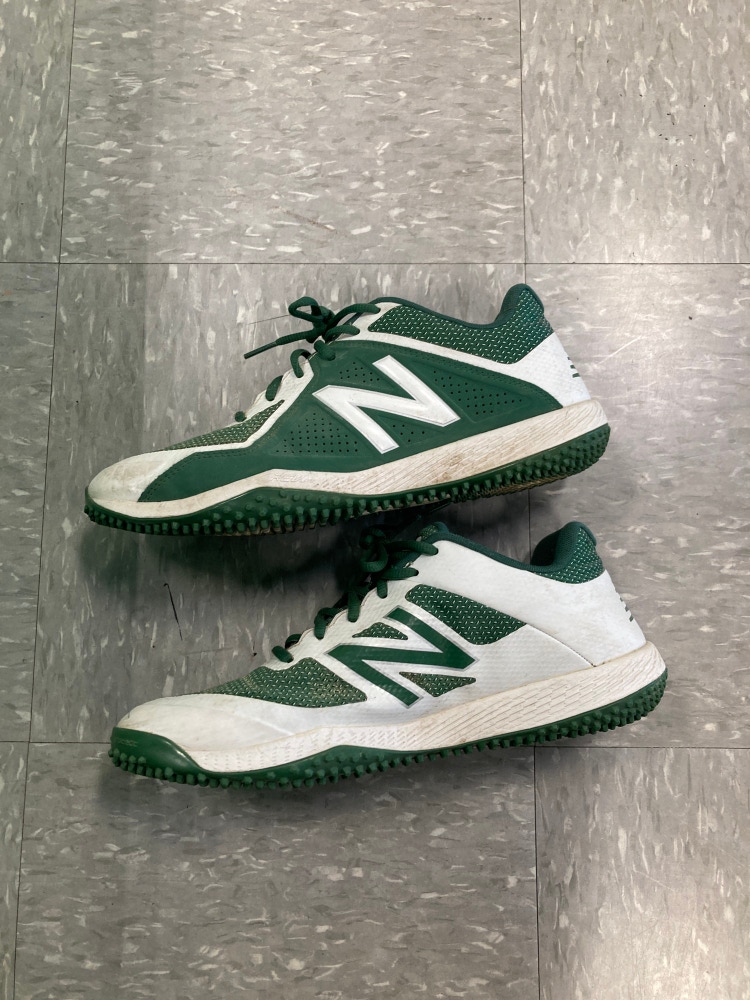 Green Used Adult Men's Size 10 New Balance 4040 Athletic Turf Shoes