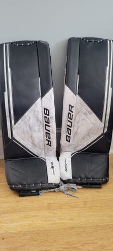 Used 32+" Bauer Supreme M5 Pro Goalie Leg Pads