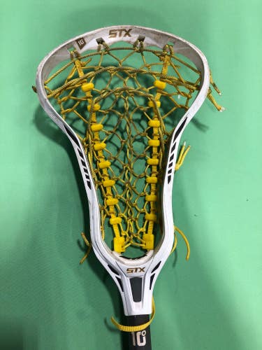 Used STX Crux 600 Complete Women's Lacrosse Stick with Comp 10 Handle