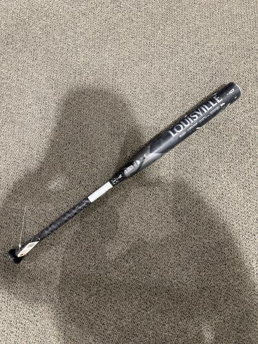 Black Used 2022 Louisville Slugger Meta Composite Bat (-10) 23 oz 33"