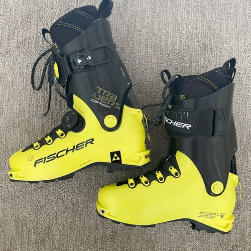 Fischer Alpine Touring Travers Carbon skimo boots "26.5" (BSL 286mm) new liners/insoles