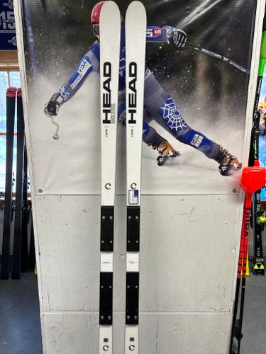 Used Unisex 2021 HEAD 202 cm Racing World Cup Rebels i.SG RD Skis Without Bindings