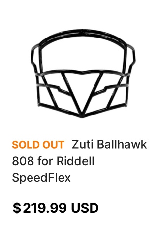 Speed flex Ballhawk Facemask