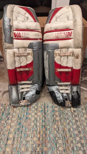 Used 34" Vaughn PH PRO Goalie Leg Pads