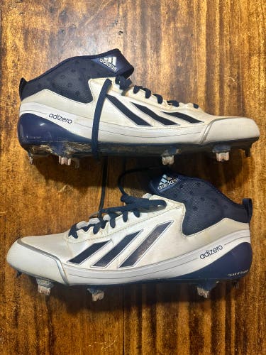White Men's Metal High Top Adizero 11.5 Men’s