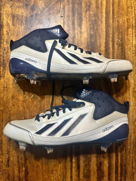 White Men's Metal High Top Adizero 11.5 Men’s