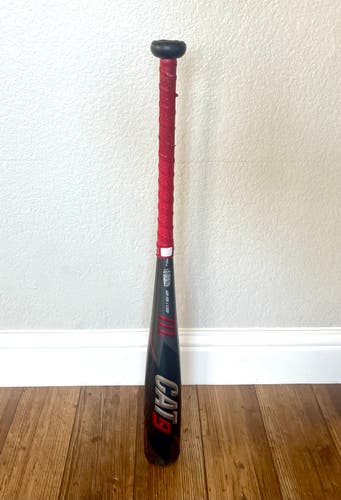 Used USSSA Certified Marucci Alloy CAT9 Bat (-10) 19 oz 29"