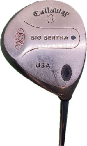 Callaway Big Bertha 3 Wood RCH 90 Firm Flex Graphite Shaft RH 43”L