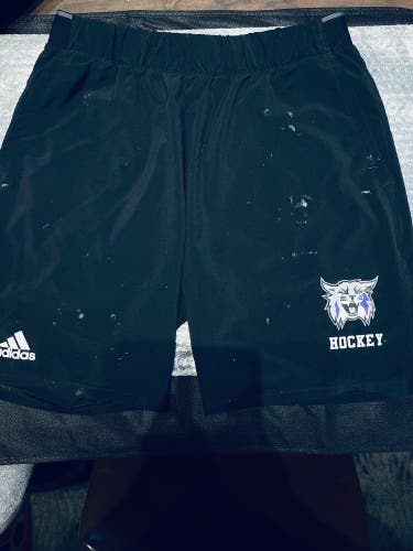 Special Custom Adidas Weber State Hockey Shorts