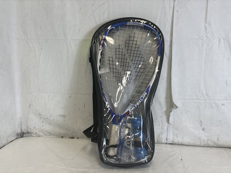 Used Ektelon Airo Warrior Racquetball Racquet W Balls And Glasses