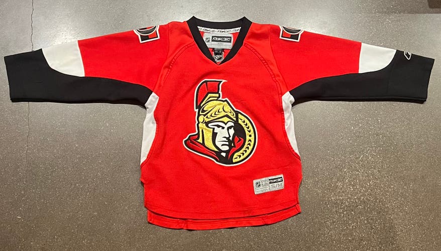 Used Reebok Youth Small Ottawa Senators Hockey Jersey (Check Description)
