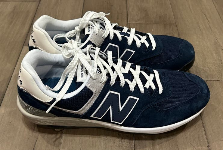 Size 12 Men’s New Balance Fresh Foam 574 TPU Metal Baseball Cleats L574TN1 Navy Blue