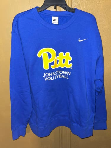 Nike NCAA Pitt Panthers Johnstown Volleyball University College Sweatshirt Mens XL.