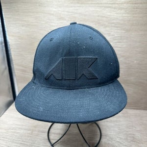 Nike Air Jordan Hat Black Fitted One Size Stretchable Acrylic & Wool Cap