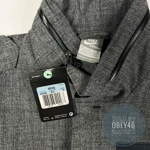 Rare 2012 NIKE Sportswear Military M65 Jacket Gray Full Zip