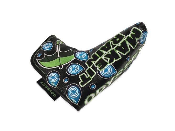 Odyssey Make It Rain Putter Headcover (Blade, Black) Club Cover Limited NEW