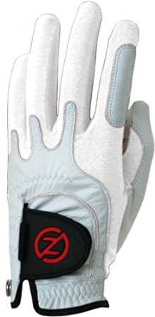 Zero Friction Cabretta Leather Golf Glove (LEFT, White) Universal Fit NEW