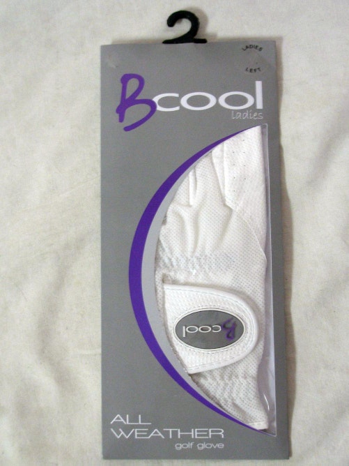 Quality Sports B Cool All Weather Golf Glove (White, LEFT, Ladies) NEW
