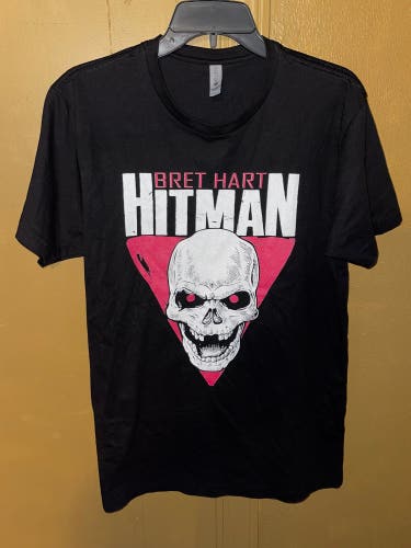 Next Level Apparel WWE Bret Hitman Hart Skull T Shirt Mens Size Medium Used PO.