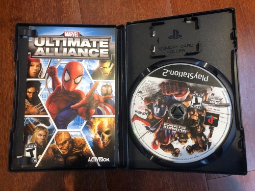 Marvel: Ultimate Alliance PS2 Manual PLAYSTATION ORIGINAL TESTED
